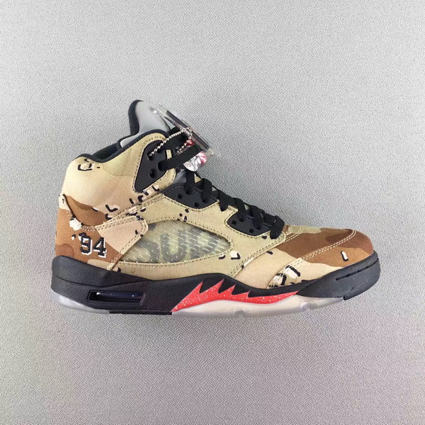 Authentic Air Jordan 5 Supreme x Camo